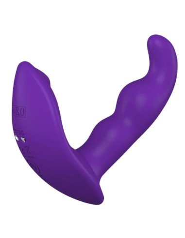 SHEEO ESTIMULADOR ANAL VIBRADOR ROTATIVO CON CONTROL REMOTO MORADO