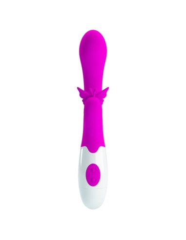 PRETTY LOVE BUTTERFLY KISS VIBRADOR RABBIT 30 FUNCIONES MORADO