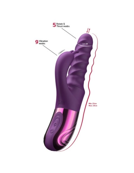 SHEEO VIBRADOR RABBIT SWIRL MORADO