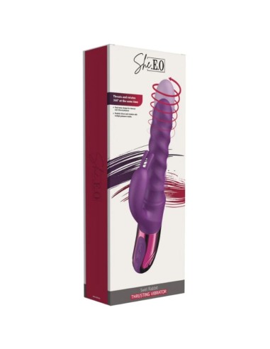 SHEEO VIBRADOR RABBIT SWIRL MORADO