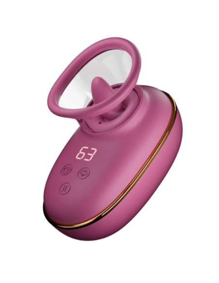 SHEEO BOMBA AUTOMATICA ESTIMULADORA DE CLATORIS CON EFECTO LICKING MORADA
