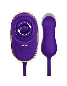 SHEEO SUCCIONADOR DE CLATORIS CON EFECTO LICKING Y ESTIMULADOR ANAL MORADO 2