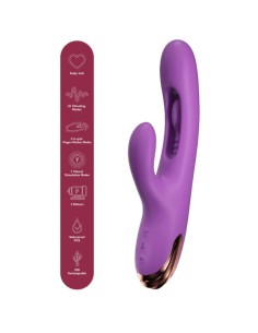 SHEEO VIBRADOR RABBIT PUNTO G CON MOVIMIENTO DIGITAL MORADO 2