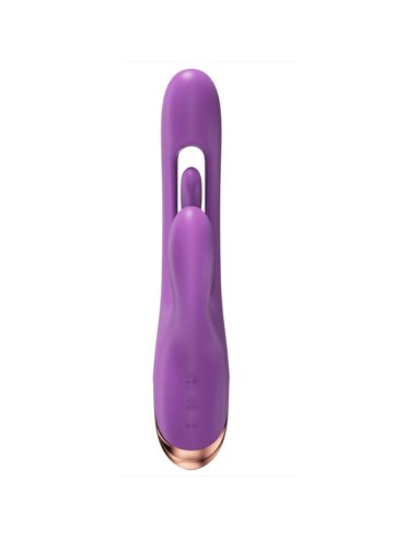 SHEEO VIBRADOR RABBIT PUNTO G CON MOVIMIENTO DIGITAL MORADO