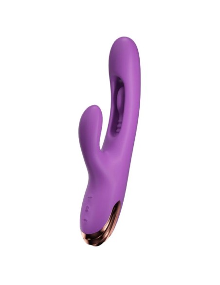 SHEEO VIBRADOR RABBIT PUNTO G CON MOVIMIENTO DIGITAL MORADO