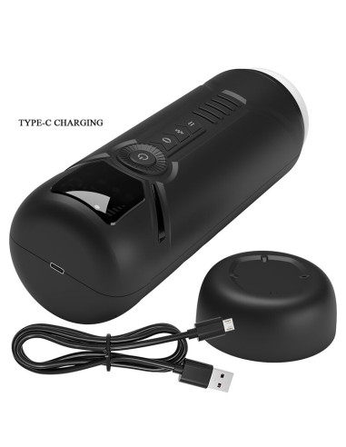 PRETTY LOVE AETOLA MASTURBADOR AUTOMATICO MULTIFUNCIAN NEGRO