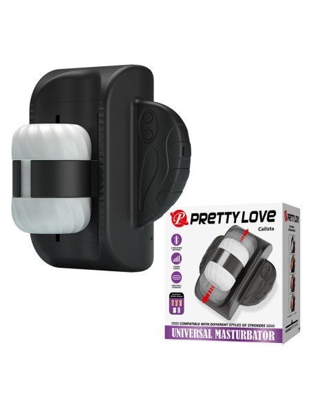 PRETTY LOVE CALISTA MASTURBADOR AUTOMATICO UNIVERSAL NEGRO