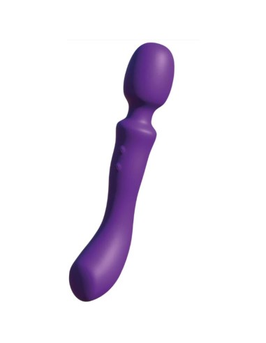 SHEEO WAND MASAJEADORA VIBRADORA DE DOBLE EXTREMO MORADA