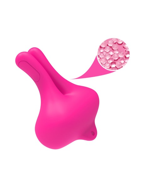 ARMONY PINZAS PARA PEZONES MAGNATICA CON VIBRACIAN FORMA CONEJO ROSA