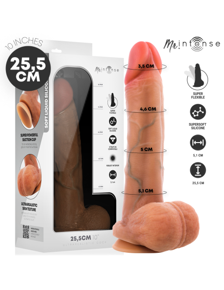 MR INTENSE GARY XL DILDO SILICONA 255 CM A 51 CM