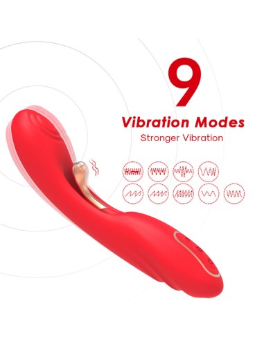 ARMONY VIBRADOR CON LENGUA OSCILANTE ROJO
