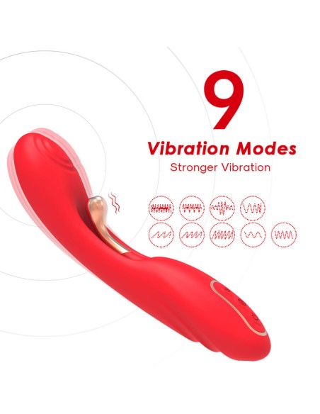ARMONY VIBRADOR CON LENGUA OSCILANTE ROJO