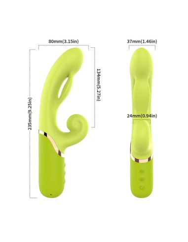 ARMONY VIBRADOR ESTIMULADOR PUNTO A INFLABLE VERDE