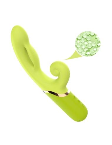 ARMONY VIBRADOR ESTIMULADOR PUNTO A INFLABLE VERDE