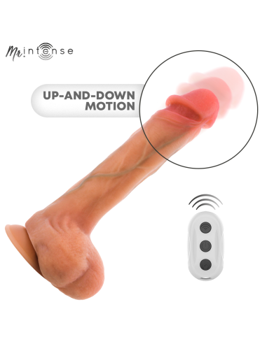 MR INTENSE BRADLEY DILDO VIBRADOR SILICONA CON EFECTO CALOR Y CONTROL REMOTO 21 CM A 42 CM