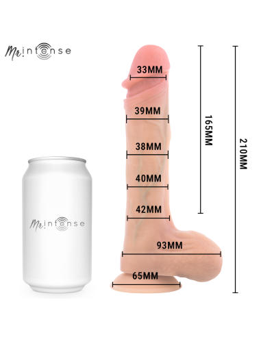 MR INTENSE BRADLEY DILDO VIBRADOR SILICONA CON EFECTO CALOR Y CONTROL REMOTO 21 CM A 42 CM