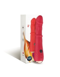 ARMONY DILDO VIBRADOR ESTIMULADOR PUNTO A TERMOAJUSTABLE ROJO