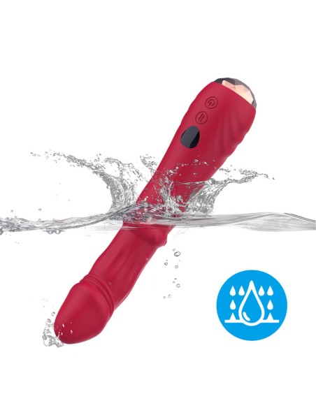 ARMONY DILDO VIBRADOR ESTIMULADOR PUNTO A TERMOAJUSTABLE ROJO