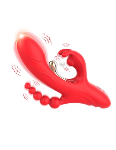 ARMONY VIBRADOR ESTIMULADOR PUNTO G Y CLATORIS ROJO