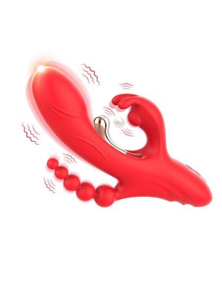 ARMONY VIBRADOR ESTIMULADOR PUNTO G Y CLATORIS ROJO