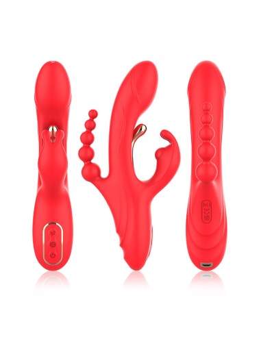 ARMONY VIBRADOR ESTIMULADOR PUNTO G Y CLATORIS ROJO