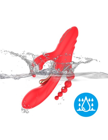 ARMONY VIBRADOR ESTIMULADOR PUNTO G Y CLATORIS ROJO
