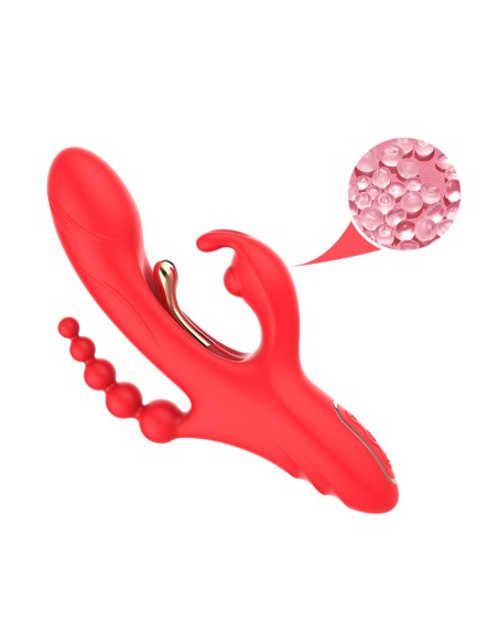 ARMONY VIBRADOR ESTIMULADOR PUNTO G Y CLATORIS ROJO
