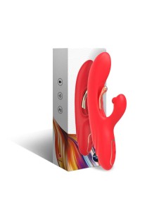 ARMONY VIBRADOR ESTIMULADOR PUNTO G Y CLATORIS CON LENGUA OSCILANTE ROJO