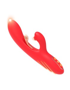 ARMONY VIBRADOR ESTIMULADOR PUNTO G Y CLATORIS CON LENGUA OSCILANTE ROJO 2