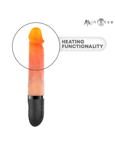 MR INTENSE JEAN VIBRADOR UPDOWN SILICONA CON EFECTO CALOR 24 CM A 38 CM