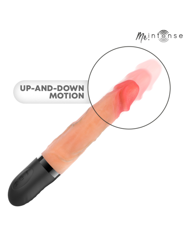MR INTENSE JEAN VIBRADOR UPDOWN SILICONA CON EFECTO CALOR 24 CM A 38 CM