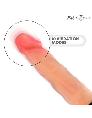 MR INTENSE JEAN VIBRADOR UPDOWN SILICONA CON EFECTO CALOR 24 CM A 38 CM
