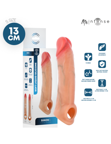 MR INTENSE SIMON S FUNDA DE PENE SILICONA 13 CM A 4 CM
