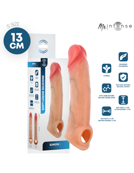 MR INTENSE SIMON S FUNDA DE PENE SILICONA 13 CM A 4 CM