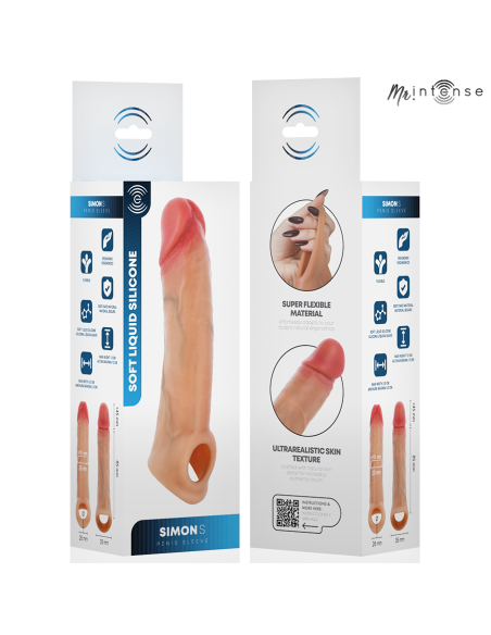 MR INTENSE SIMON S FUNDA DE PENE SILICONA 13 CM A 4 CM