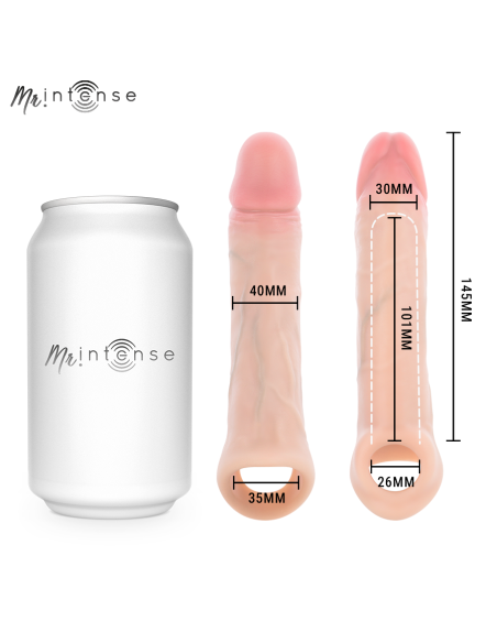 MR INTENSE SIMON M FUNDA PARA EL PENE SILICONA 145 CM A 4 CM