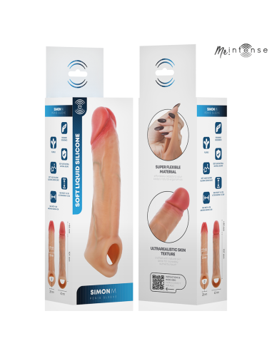 MR INTENSE SIMON M FUNDA PARA EL PENE SILICONA 145 CM A 4 CM