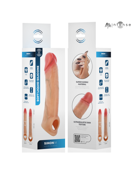 MR INTENSE SIMON M FUNDA PARA EL PENE SILICONA 145 CM A 4 CM