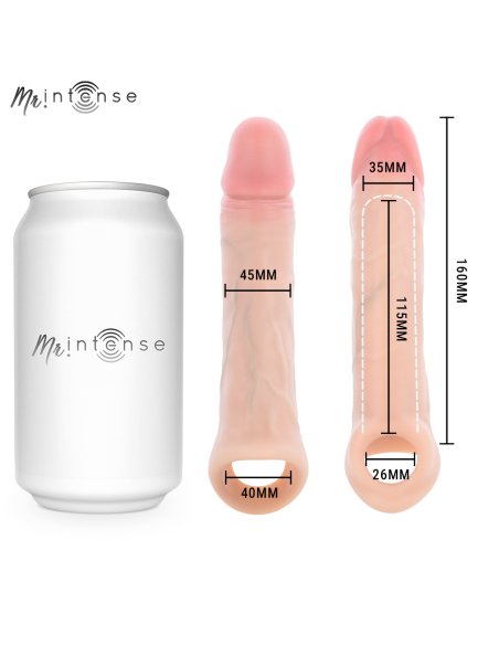 MR INTENSE SIMON L FUNDA PARA PENE SILICONA 16 CM A 45 CM