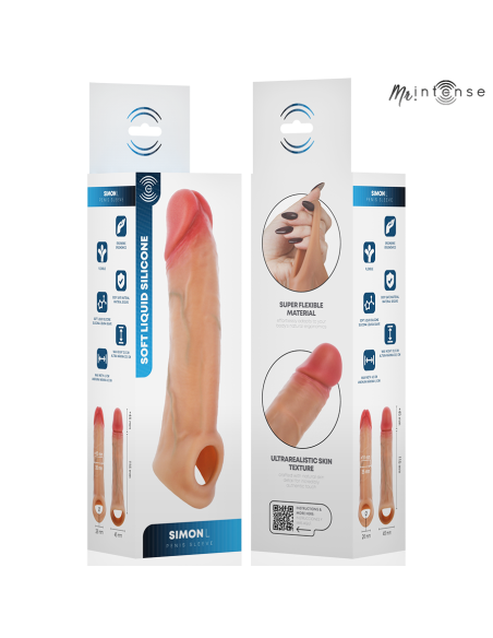 MR INTENSE SIMON L FUNDA PARA PENE SILICONA 16 CM A 45 CM
