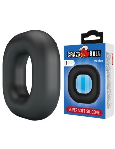 CRAZY BULL WALDEN ANILLO PARA PENE SUPER SOFT SILICONA NEGRO 2
