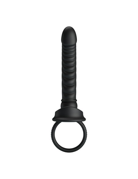 PRETTY LOVE MERRITT VIBRADOR ANAL CON ANILLO Y VIBRACIAN NEGRO