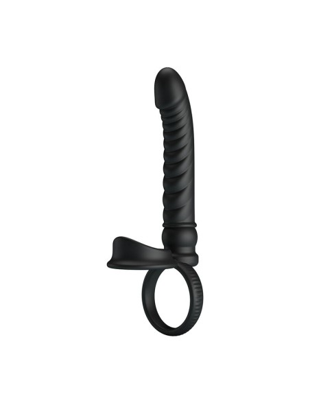PRETTY LOVE MERRITT VIBRADOR ANAL CON ANILLO Y VIBRACIAN NEGRO