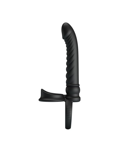 PRETTY LOVE MERRITT VIBRADOR ANAL CON ANILLO Y VIBRACIAN NEGRO