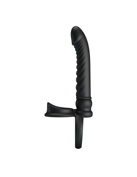 PRETTY LOVE MERRITT VIBRADOR ANAL CON ANILLO Y VIBRACIAN NEGRO
