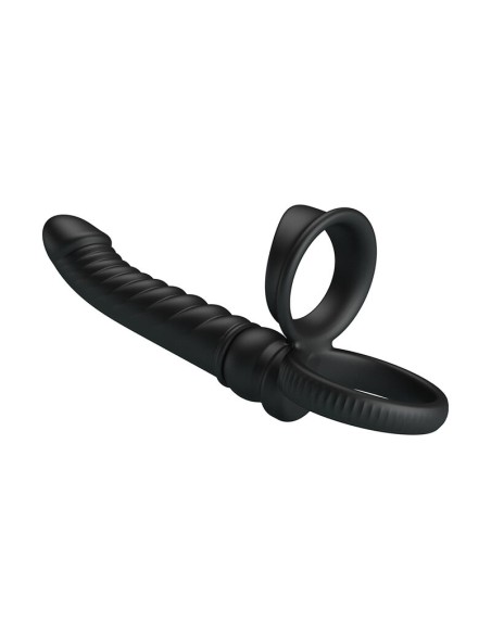PRETTY LOVE MERRITT VIBRADOR ANAL CON ANILLO Y VIBRACIAN NEGRO