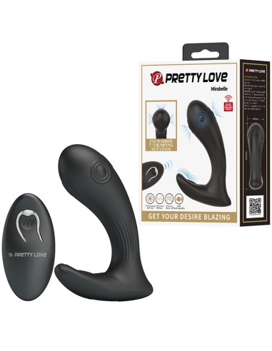 PRETTY LOVE MIRABELLE VIBRADOR PROSTATICO CON CONTROL REMOTO