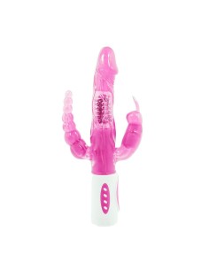 BAILE PRETTY BUNNY TRIPLE VIBRADOR ROTADOR