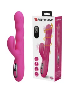 PRETTY LOVE WINTERS VIBRADOR RABBIT MULTIFUNCIAN CON PANTALLA LED ROSA 2