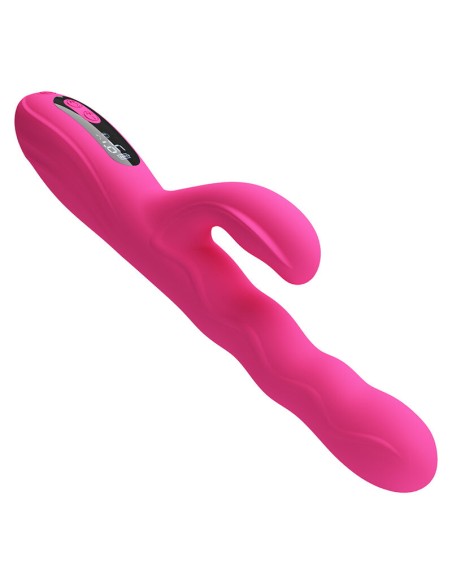 PRETTY LOVE WINTERS VIBRADOR RABBIT MULTIFUNCIAN CON PANTALLA LED ROSA